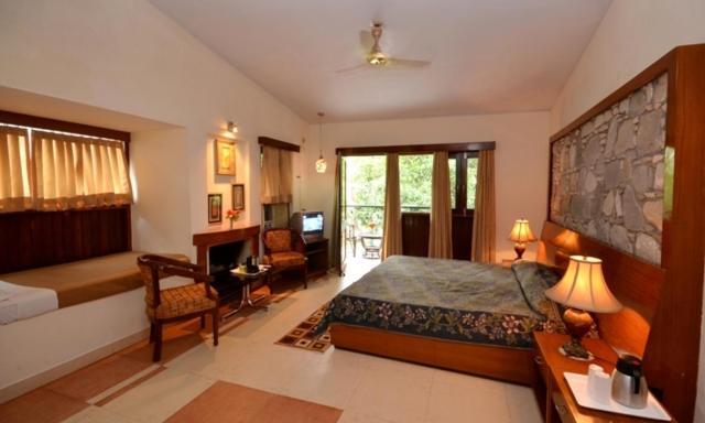 فندق Corbett National Parkفي  Corbett Suman Grand الغرفة الصورة